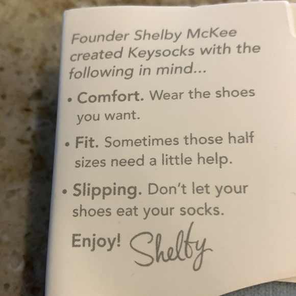 NWT Keysocks Weekend No-Show Knee High Socks Plus Size - Picture 3 of 5